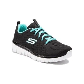 Dámská obuv Sneakersy Skechers Get Connected 12615/BKTQ Černá 35_5