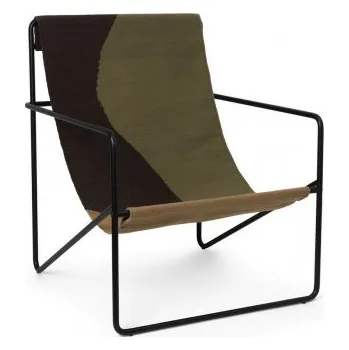 Křeslo Desert Lounge Chair dune black