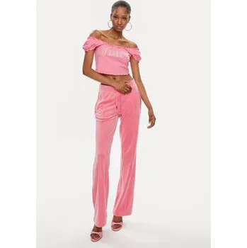 Dámská halenka Juicy Couture Halenka Brodie JCWCT23309 Růžová Regular Fit S