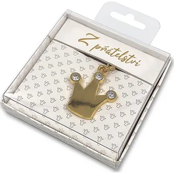 Žertovný předmět Nekupto Dárková klíčenka Korunka Z PŘÁTELSTVÍ