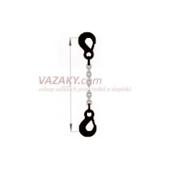 Upínací popruh Ganas spol. s.r.o. ŘETĚZ HÁK - HÁK Ø 13 - Pevnostní Třída 10. - 6700Kg Nosnost: 6700 kg, Délka: 1 m, Průměr řetězu: ø 13 mm