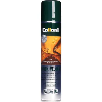Přípravek pro údržbu obuvi Collonil Nubuk + Velours tmavě hnědý 200 ml