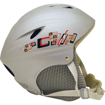 Lyžařská přilba CALTER® PRO, vel. S (52-55), stříbrná Helma velikost: S