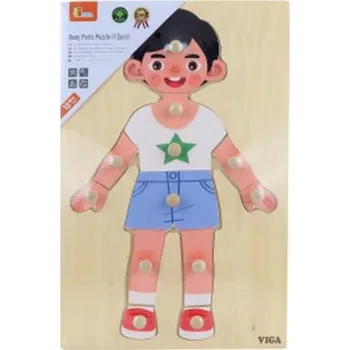 Dřevěná hračka Vkládačka dřevěná-chlapec