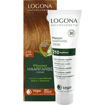 Barva na vlasy Logona Barva na vlasy krémová MĚDĚNÁ ČERVENÁ 150ml eco