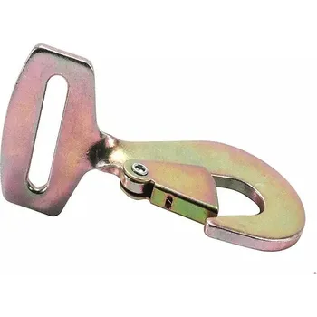 Upínací popruh POOTOČENÝ PLOCHÝ HÁK Nosnost: 2500 kg, Šířka pásu: 50