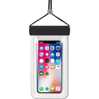 Pouzdro na mobilní telefon 1Mcz Waterproof Bag IPX8 7,2 palců voděodolné pouzdro černé