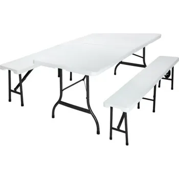 Pivní set 990010 183 cm bílý