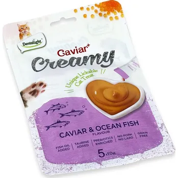 Pamlsek pro kočku Caviar Creamy Ocean fish flavour 50g