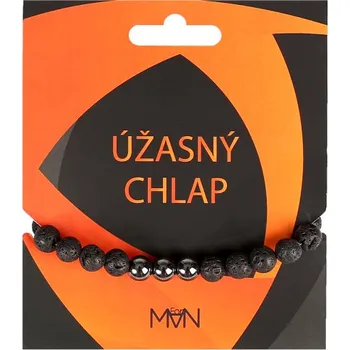 Žertovný předmět Albi Mužská záležitost LÁVOVÝ NÁRAMEK - ÚŽASNÝ CHLAP RU7