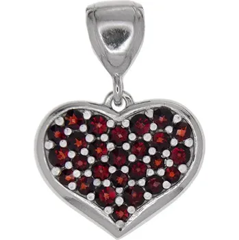 Přívěsek Český granát přívěsek stříbrný 141449