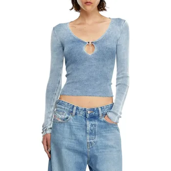 Dámský svetr SVETR DIESEL M-TERI KNITWEAR FADED DENIM