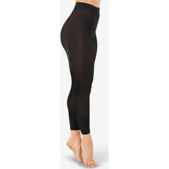 Dámské legíny DOMYOS Dámské taneční punčochové legíny S ČERNÁ