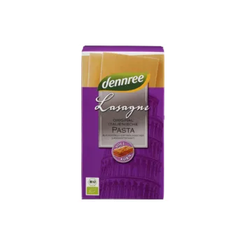 Dennree Lasagne celozrnné z tvrdé pšenice 250g bio