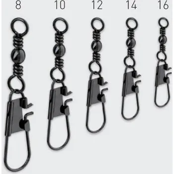 Karabinka jištěná s obratlíkem vel. 12