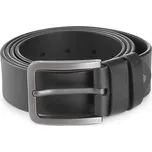 CXS TANO / Kožený opasek, 4 cm - černá 130 cm