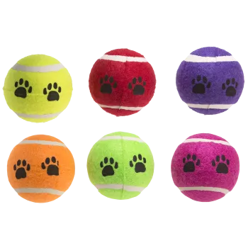 Hračka pro psa Hračka Gimborn tenisový míč multipack 6ks