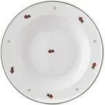Lilien | Talíř hluboký, vínová kytička, 24 cm, Josefine
