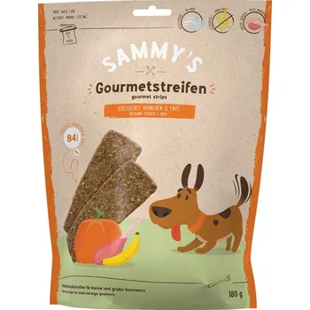 Pamlsek pro psa Sammy’s Gourmetstreifen kuře a kachna 180 g