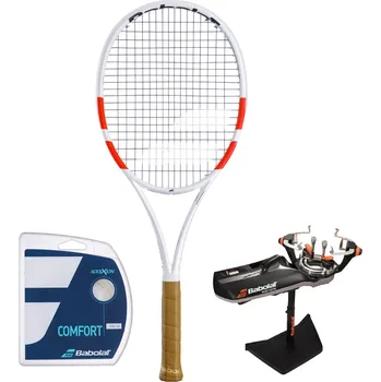 Tenisová raketa Babolat Pure Strike 97 vypletená - G4