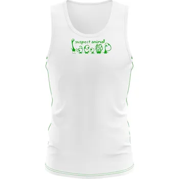 Dětský funkční nátělník ALIEN bílá Bamboo Ultra - Zelená / 150