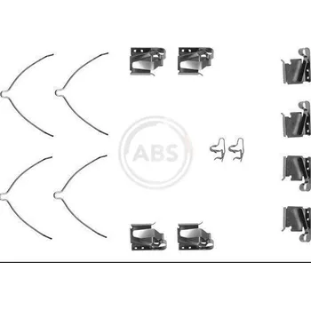 Přislušenství brzdového systému Sada příslušenství, obložení kotoučové brzdy A.B.S. 1268Q