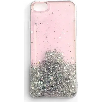 Pouzdro na mobilní telefon Zadní kryt na mobil Glitter Star pro Xiaomi Mi 11 , růžová