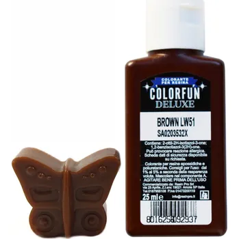 Hnědá barva řada COLORFUN 25 ml