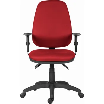 Herní příslušenství Powerton Kancelářské ergonomické křeslo Anna, Červené