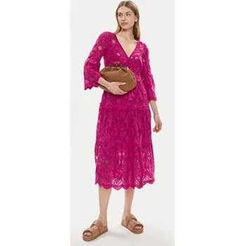 Dámské šaty Luisa Spagnoli Letní šaty Pigna 540712 Růžová Regular Fit S