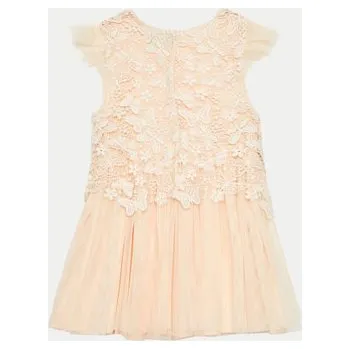 Dámské šaty United Colors Of Benetton Každodenní šaty 40WMGV01R Růžová Regular Fit 98