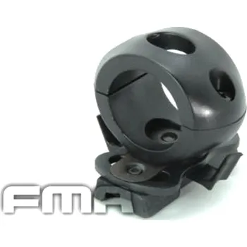 Montáž svítilny 25mm na helmu ARC FAST (černý) - FMA