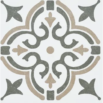 Samolepící dekorace Samolepicí kachličky na stěnu Jamila šedozelená (6 kusů 15,25 cm x 15,25 cm) 270-3103 / PVC samolepky na kachličky 2703103 d-c-fix