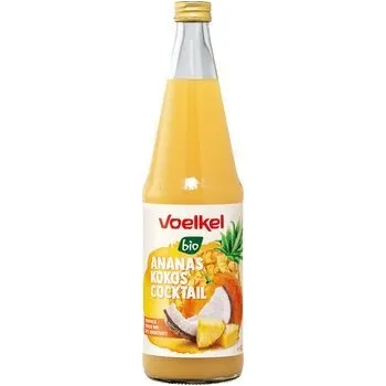 Limonáda Voelkel Ananasovo kokosový koktejl 700 ml bio