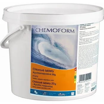 Bazénová chemie Chlórové tablety rychlorozpustné 20 g - mini - 10 kg