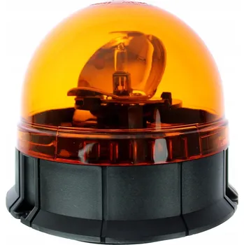 Maják Výstražný H1 maják, montáž na magnet, oranžový, 55/70W, 12-24V (TT.190G)