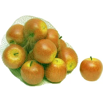 umělá květina Umělá ovoce, Jablka - Apple průměr 65 mm červená 12 ks