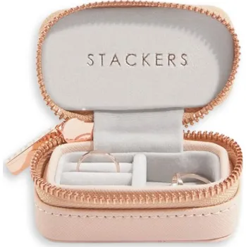 Šperkovnice Cestovní šperkovnice Stackers Blush Petite Travel | růžová 75340