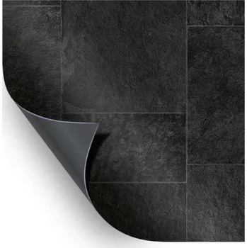 bazénová fólie AVfol Relief - 3D Black Marmor Tiles, 1,65m šíře, 1,6 mm, metráž