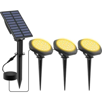 Technika k zahradnímu jezírku SANKO LED solární osvětlení pro jezírko a zahradu 3x1W IP68