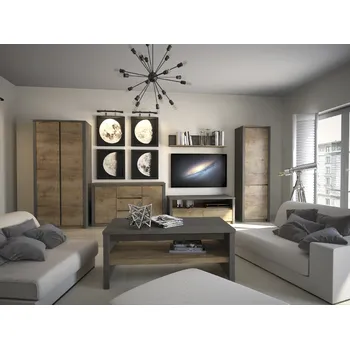 Obývací stěna GALA Montana obývací sestava Zvolte možnost: Dub Lefkas tmavý