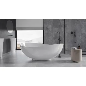 Vana HOPA Volně stojící vana SIYA bílá + Barva sifonu - Chrom, Rozměr vany - 171,5 × 101 cm, VANSIYA170W