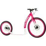 CRUSSIS Koloběžka COBRA Sport 4.2-5 bílá/růžová