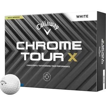 Golfový míček Callaway Callaway CHROME TOUR X golfové míčky WHITE