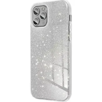 Pouzdro na mobilní telefon Třpytivé pouzdro Coolcase Shining na mobil Xiaomi Redmi Note 13 5G - Stříbrné (Silikonový + plastový třpytivý kryt či obal Coolcase Shining na mobilní telefon Xiaomi Redmi Note 13 5G v barvě Stříbrné)