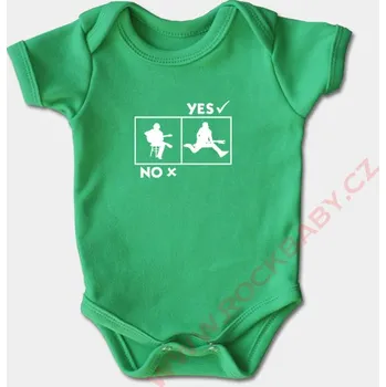 Kojenecký body Kojenecké body krátký rukáv - Kytarista Yes - No, JVBK-55