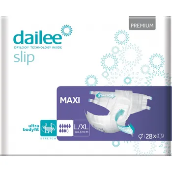 Plena pro dospělé Kalhotky zalepovací Dailee Slip Premium Maxi L/XL 28 ks