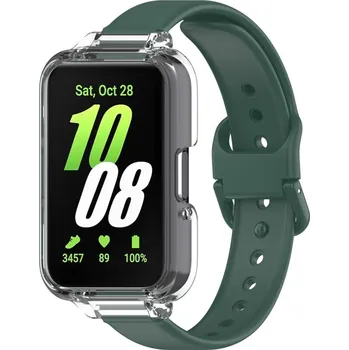 VSECHNONAMOBIL 74835 VSECHNONAMOBIL COVER SET Řemínek + obal na hodinky Samsung Galaxy Fit3 tmavě zelený