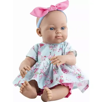 Panenka Realistické miminko - holčička - Minipikolina s růžovou mašlí (Minipikolina od firmy Paola Reina ze Španělska)