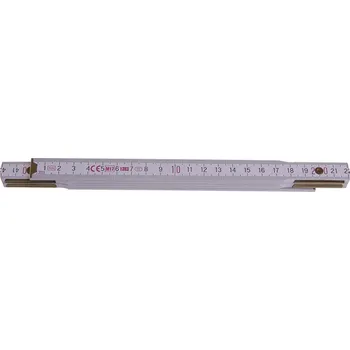 metr Levior Metr skládací 1m - PROFI dřevo bílý